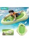 Inflatable Kids Surf Body Board with Handles，Children Swimming Floating Surfboard Aid Mat Learn to Swim, Beach Safety Theme Surfing Swimming Summer Water Fun Toy for for Boys Girls and Adults