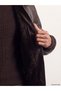 Rmz Gi̇yi̇m Farkiyla Fur Roba Collar Men's Leather Look Coat - 5