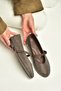 Z820055514 Brown Sparkly Women's Ballerinas - 2