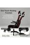 Height Adjustable Black Swivel Office Chair, 360 Degree Rotation Ergonomic Desk Chair for Indoor Working - 3