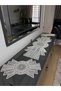 French Lace Tulle Guipure Stylish Luxury 3-Piece Runner Living Room Set Coffee Table Console Cover-Tv Unit Set - 3
