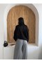 Oversize Baklava Jacquard Pattern Crew Neck Drop Shoulder Women's Loose Knitwear Sweater - 9