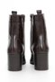 Genuine Leather Zippered Brown Heeled Women's Boots - Zb155 - 4