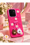 Redmi 15C 4g Compatible - Cute Silicone Phone Case with Embossed 3D Bow & Daisy Pattern - Camera Protected