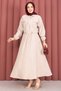 Crop Jacket Skirted Sports Set Cream - 3