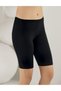 Women's Lycra 95% Cotton Black Short Leggings