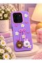 Redmi 15C 4g Compatible - Cute Silicone Phone Case with Embossed 3D Bow & Daisy Pattern - Camera Protected - 2