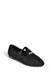 Z820770502 Black Suede T-Strap Mary Jane Ballerinas - 5
