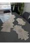 French Lace Tulle Guipure Stylish Luxury 3-Piece Runner Living Room Set Coffee Table Console Cover-Tv Unit Set