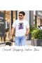 Astronaut Space Men's T-Shirt | Short Sleeve | Cotton Casual Wear - 5