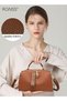 Women Stylish Handbag with Top Handle, Large Capacity Shoulder Bag with Adjustable Strap and Zipper - 3