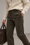 Lace-Up Waist Corduroy Men's Trousers |   Mew6111553-1 - 2