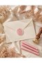 Pink Cylinder Seal Wax, 10 Pieces - 11 Cm, Envelope and Invitation Seal (Compatible with Silicone Gun) - 3