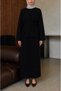 Women's Off-Shoulder Spanish Sleeve Hijab Knitwear Double Combination Set - 4