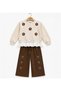 Girl's Mobile Floral Tracksuit Set Jab-17039 - 2
