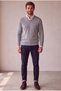 Classic Wool Blend V-Neck Men's Knitwear Sweater - 3