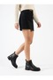 Artı-Artı001/Fl-1010 Genuine Leather Women's Daily Zippered Black Boots - 2