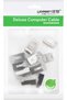 Cat6 FTP Shielded RJ45 Modular Plugs, 100-Pack - 8