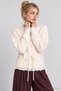 Fisto Embroidered Tied Knitwear Cardigan Las0012 Bone - 3