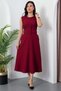 Rochie cu decolteu rotund și curea DKS1123 - 4