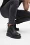 Zrc133 High Quality Crocodile Pattern Zippered Casual Men's Boots Black