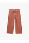 Beli Lace-Up Cotton Striped Wide-Leg Trousers - 5