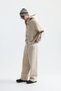 Fancy Button Sweatshirt and Barrel Fit Sweatpants Set - 2