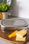 Cheese storage box, plastic, 23 x 16 cm - - 2