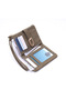Women's Korean Style Mini Wallet - Stylish Card Holder and Coin Compartment Wallet with Zipper and Hand Strap - 4