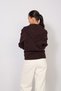 Hooded Zippered Knit Cardigan Coffee Color - 5