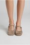 Nila Women's Flat Shoes with Internal Padding Heels, Straps and Buckles in Suede - 3