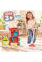 Kids Pretend Play Cleaning Set with Toy Vacuum Cleaner, Mop, Broom, Dustpan, Buckets and Cleaning Accessories, Educational Housekeeping Role Play Toy for Boys and Girls, Ages 3+ - 6