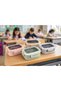 Lunch Box Steel Container with 2 Compartments for Nutrition & Storage - 3
