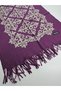 Baroque Patterned Embroidered Cashmere Wool Shoulder Shawl 70 X 200 Soft Texture Tassel Shawl - 2