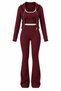 Burgundy Ribana Spanish Style Three-Piece Suit - 4202