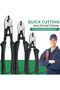 High Leverage Wire Cutter, Multi-functional Cable Cutting & Crimping Pliers Tool, Professional Wire - 2