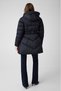 Black Logo Women's Inflatable Coat - 3