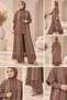 Women's 3-Piece Tesutu Tricot Suit with Vest, Blouse and Pants - 2