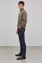 Half Zipper Stand Collar Men's Knitwear Sweater |   Mew5111326-1 - 3