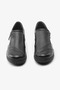 Black Genuine Leather Zippered Comfort Women's Shoes - 4