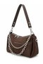 Suede Women's Hand and Shoulder Bag - 6