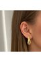 Gold Color Design Earrings Model 3 cm