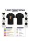 Dubai Design Printed T-Shirt for Boys Souvenir Casual Tee with Dubai Design Cotton Round Neck T-Shirt - 4