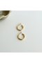Vai Gold Steel Earring |   Steel Earrings - 3