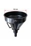 Automotive Wide Mouth Oil Funnel with Flexible Hose and Mesh Screen Filter, Durable Plastic Funnel for Engine Oil, Fuel, Gas & Transmission Fluid, Cars, Motorcycles & Trucks 130mm - 3