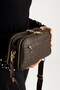 Brown Women's Waterproof Printed Patterned 5-Piece Crossbody Bag, Shoulder Bag and Wallet Combination 2053 - 2