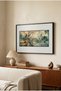 1 Piece Black Wooden Framed Horizontal Wooden Painting with Oriental Nature and Lake Landscape Concept - Home, Business and Office Decoration Painting - 4