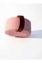 Small Round Portable Travel Jewellery Organiser Case Pink - 3