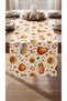 Duck Fabric Runner 40X110 cm – Pumpkin, Sunflower and Autumn Patterns, Water Repellent Stain-Resistant Decorative Table Runner - 3