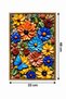 500 Pieces Mosaic Flowers Puzzle High Print Quality with Colorful Flower Design 48 X 33 cm Puzzle - 2